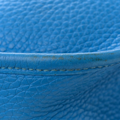 Hermes Taurillon Clemence EVELYNE III PM Bleu Hydra 14 of 14