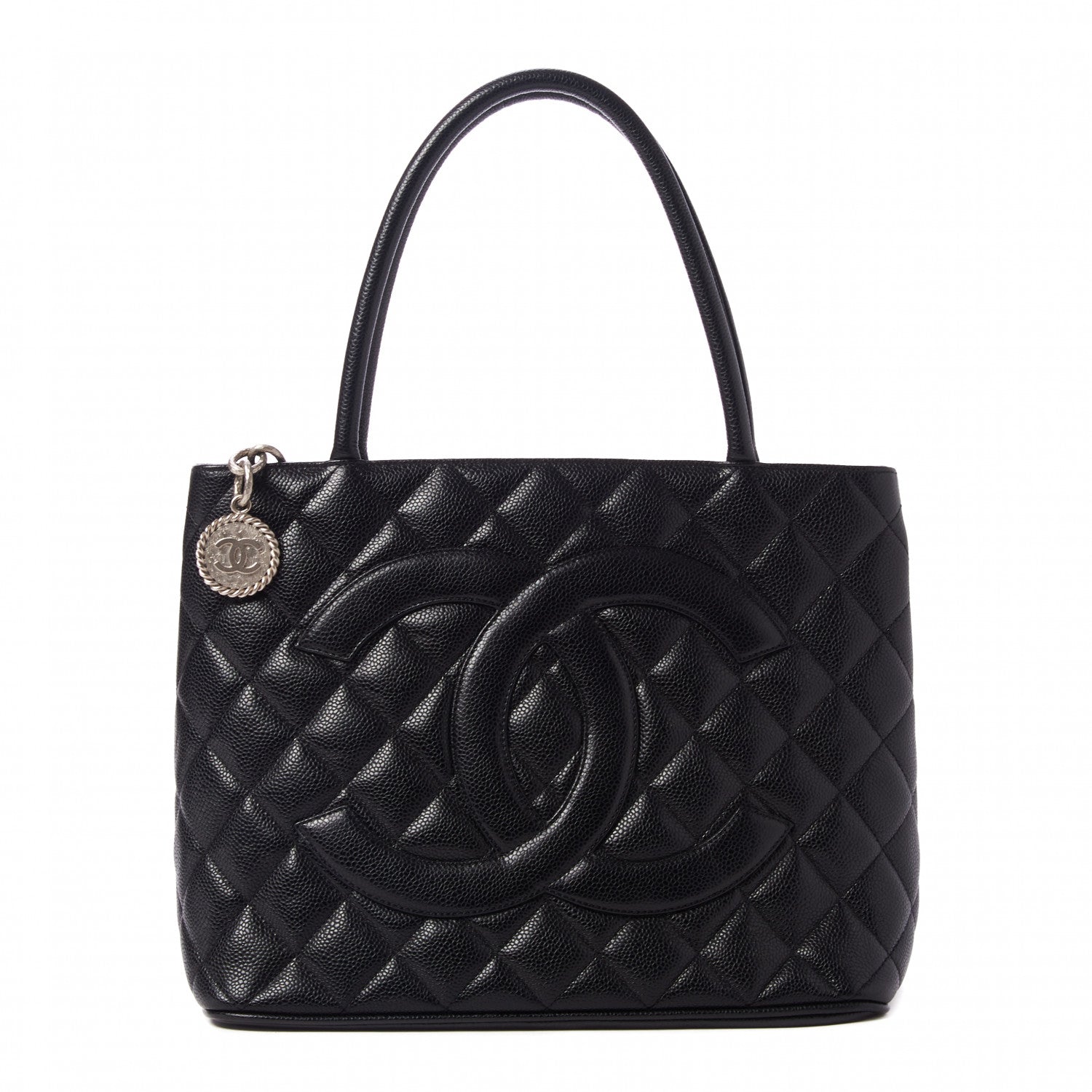 Chanel Caviar Quilted Medallion Tote Black 1 of 10