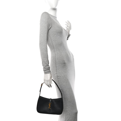 Saint Laurent Smooth Calfskin Le 5 A 7 Hobo Black 2 of 15