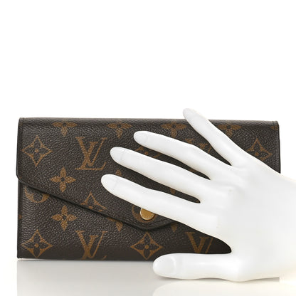 Louis Vuitton Monogram Sarah Wallet NM Rose Ballerine 2 of 8