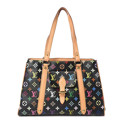 Louis Vuitton Monogram Multicolor Aurelia MM Black 1 of 15