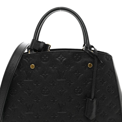 Louis Vuitton Empreinte Montaigne MM Black 5 of 10