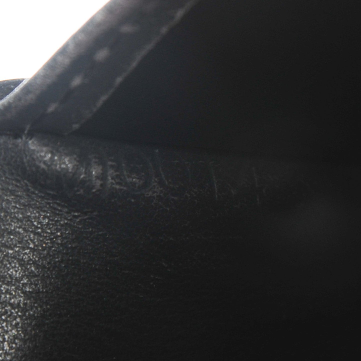 Mat Monogram French Purse Wallet Black