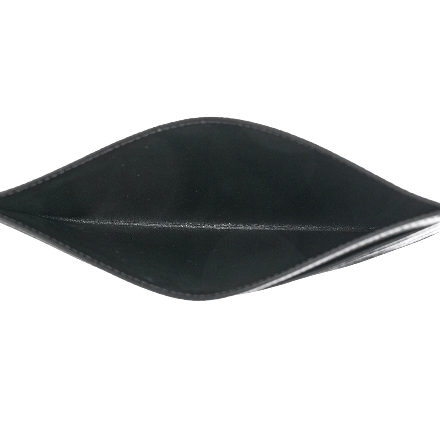 Calfskin Felicie Chain Wallet Card Holder Insert Black