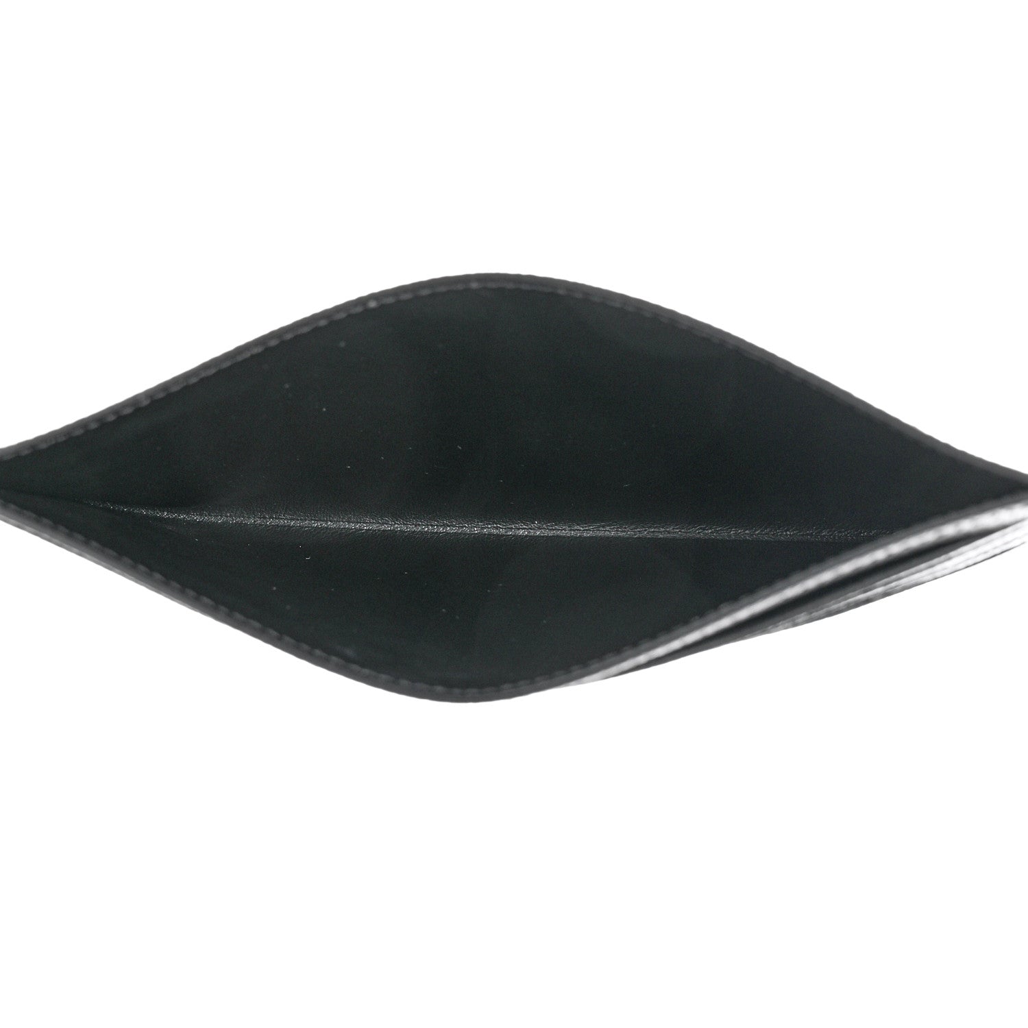Louis Vuitton Calfskin Felicie Chain Wallet Card Holder Insert Black 5 of 6