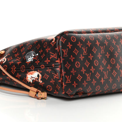 Louis Vuitton Catogram Neverfull MM Marron 10 of 16