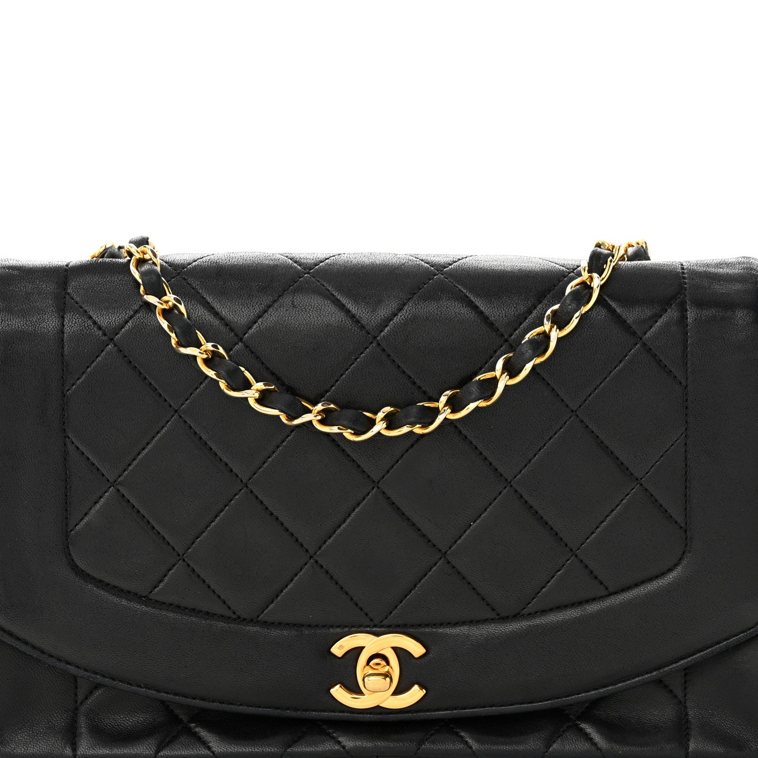 Chanel Lambskin Quilted Medium Single Flap Black 9 of 21