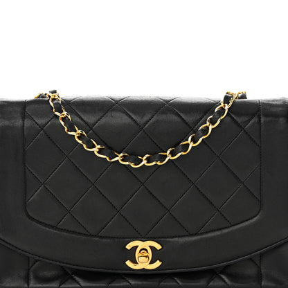 Chanel Lambskin Quilted Medium Single Flap Black 9 of 21