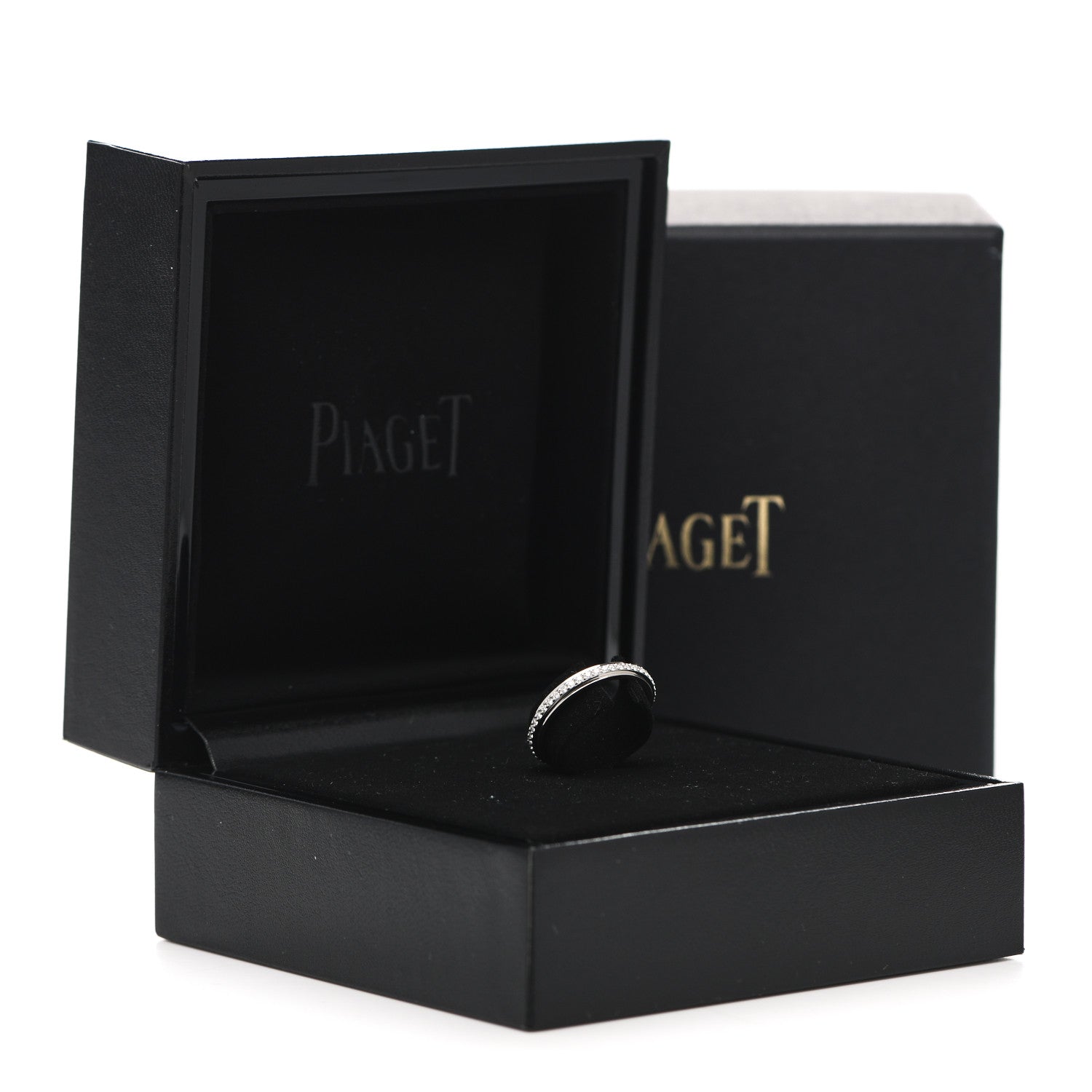 Piaget Platinum Diamond Possession Wedding Band Ring 52 6 7 of 7