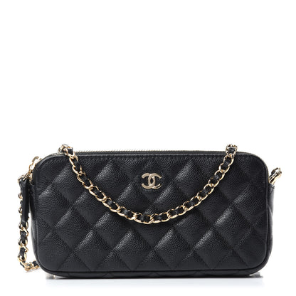 Chanel Caviar Quilted Small Clutch With Chain Black 1 of 12