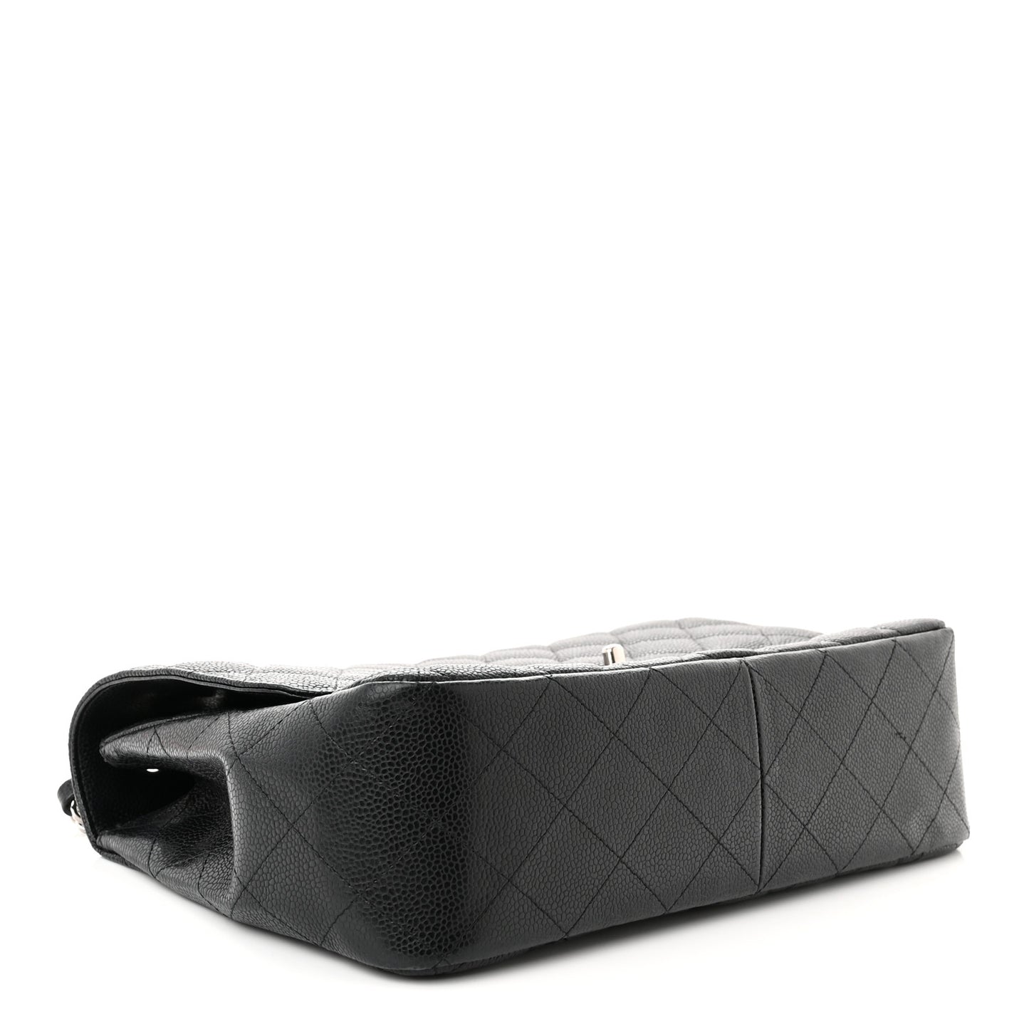 Caviar Quilted Jumbo Single Flap Black