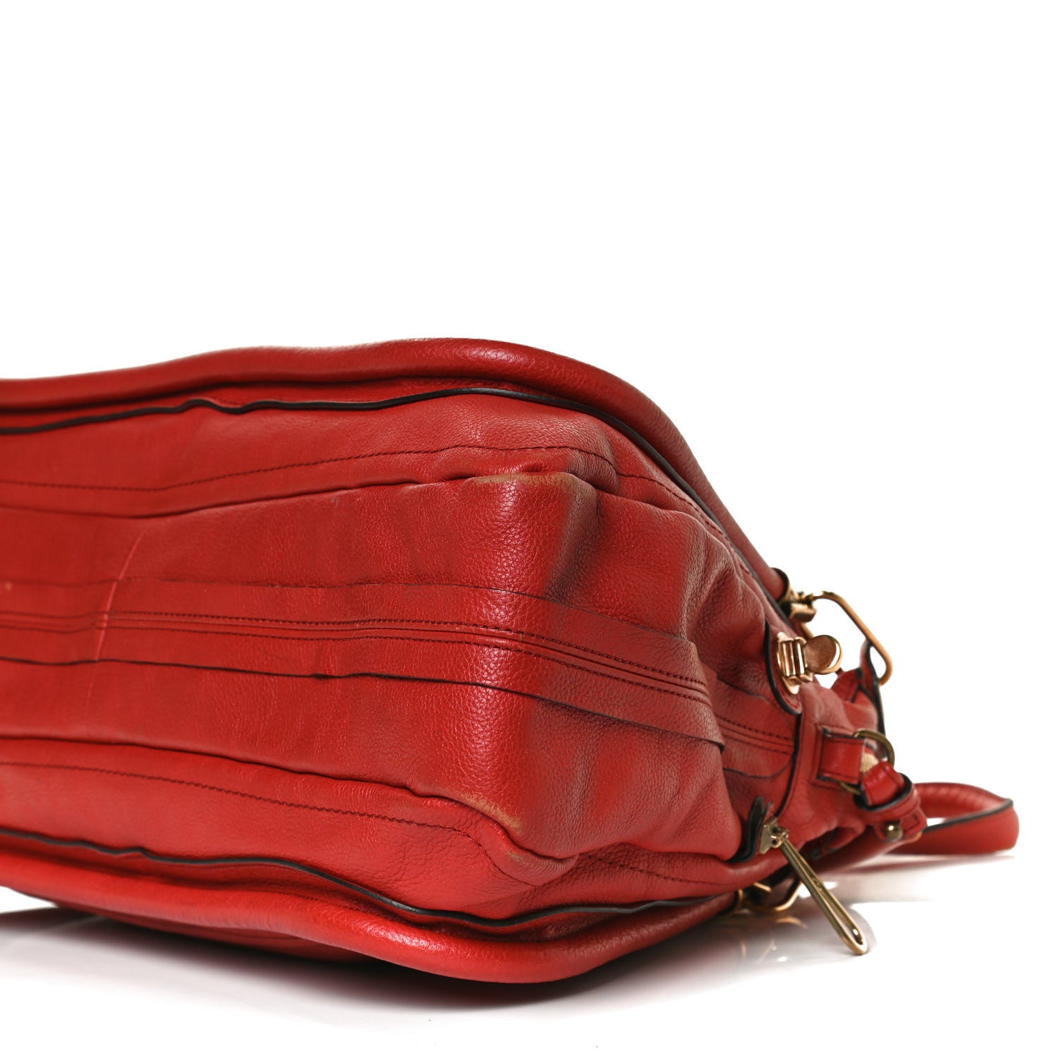 Chloe Calfskin Large Paraty Red 9 of 16