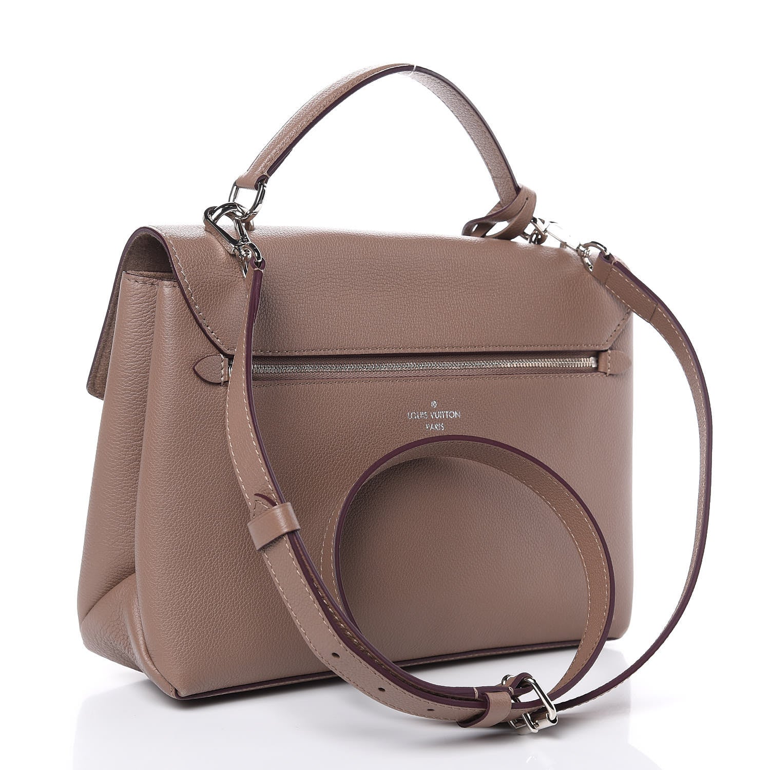 Louis Vuitton Soft Calfskin My Lockme Top Handle Taupe Glace 3 of 10