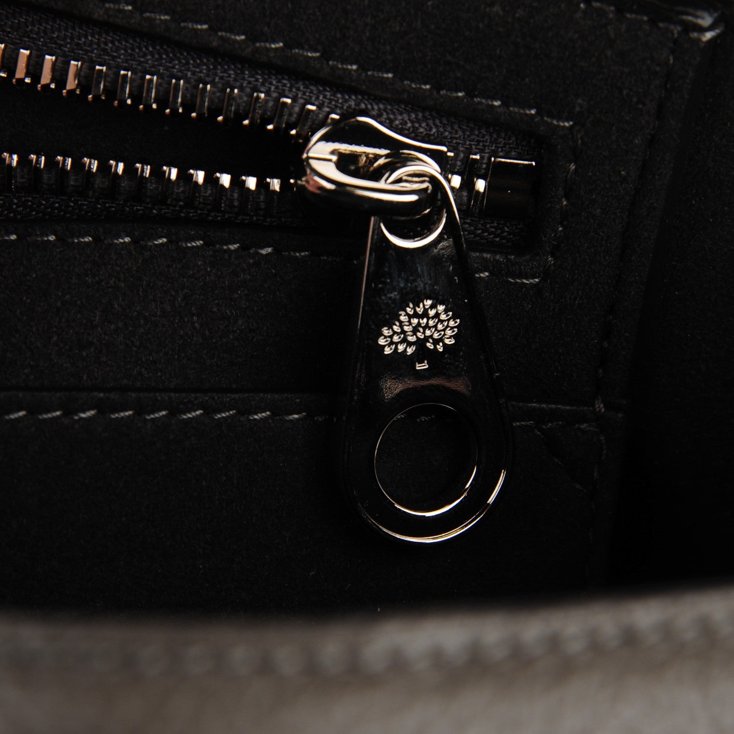 Mulberry Classic Grain Bayswater Mole Grey 7 of 9