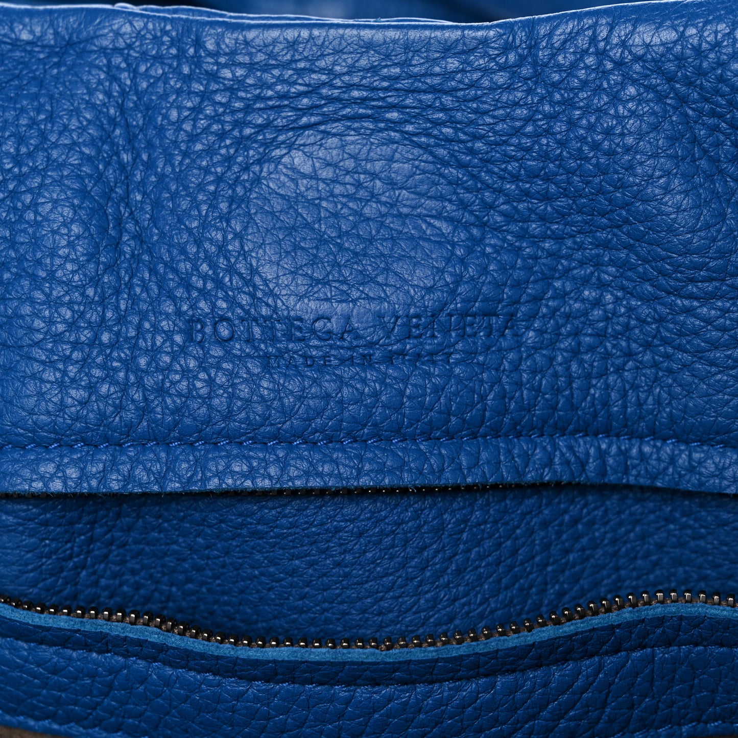 Cervo Deerskin Large Hobo Signal Blue