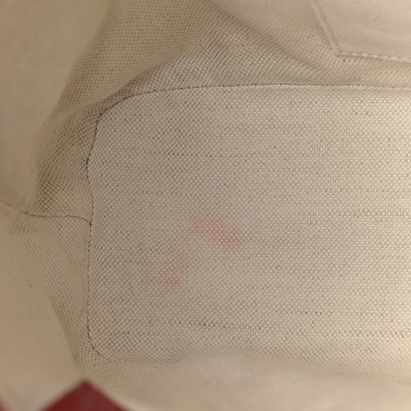 Soft GG Supreme Monogram Web Bosco Patch Small Crossbody Tote Beige Malva Hibiscus Red