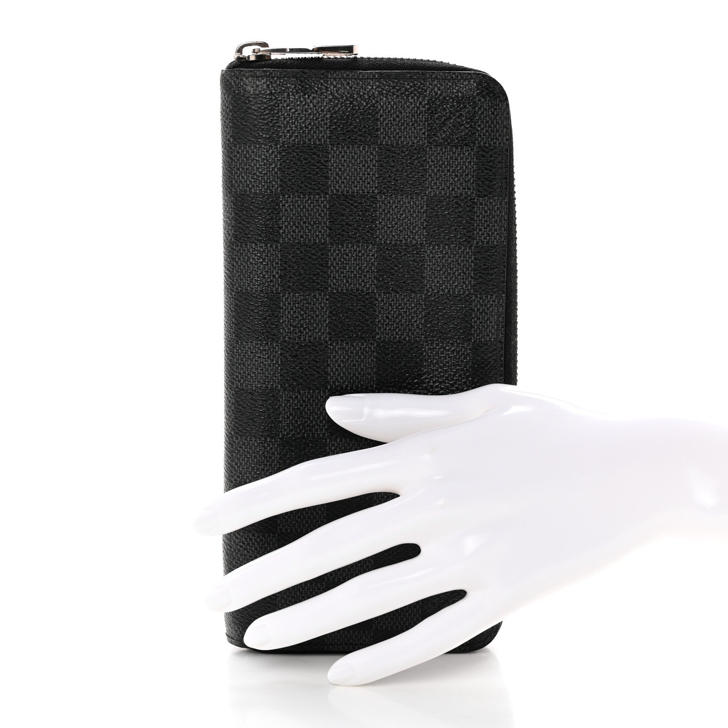Louis Vuitton Damier Graphite Zippy Vertical Wallet 2 of 9