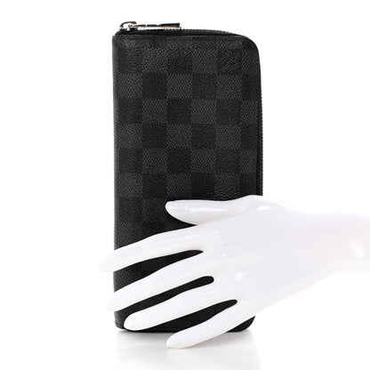 Louis Vuitton Damier Graphite Zippy Vertical Wallet 2 of 9