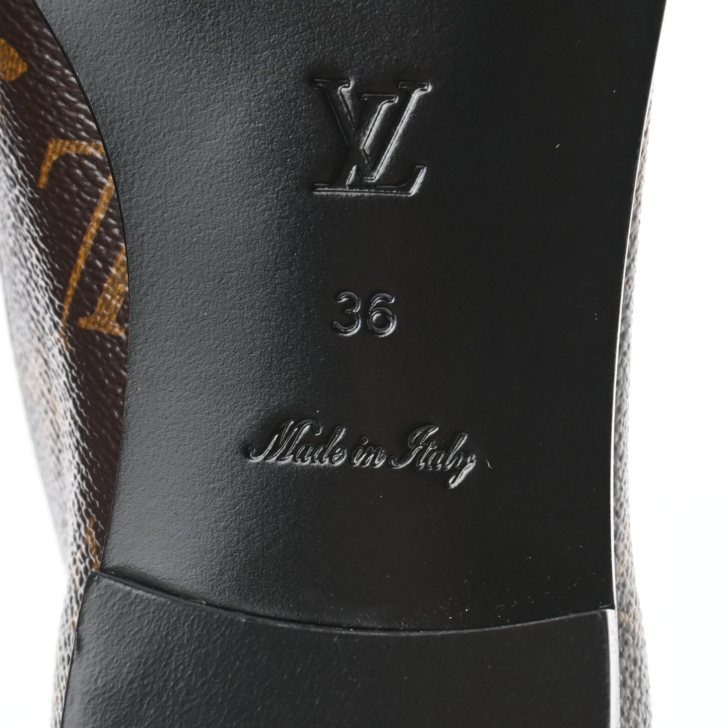 Monogram Society Loafers 36