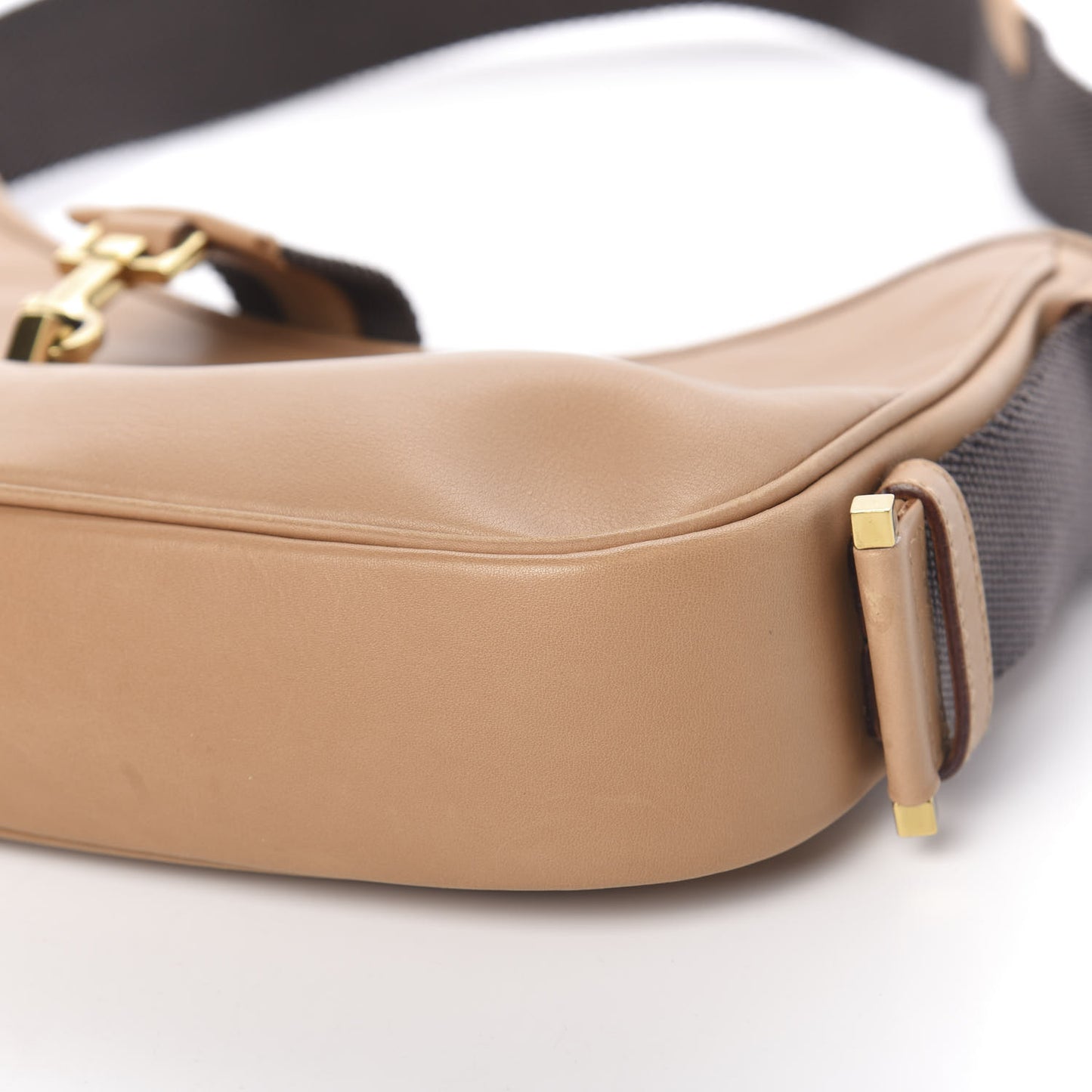 Calfskin Shoulder Bag Brown