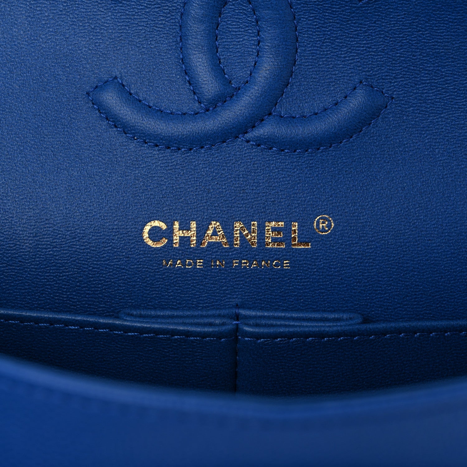 Chanel Caviar Quilted Small Double Flap Dark Blue 6 of 11
