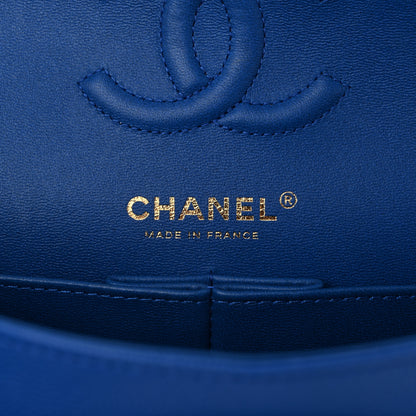 Chanel Caviar Quilted Small Double Flap Dark Blue 6 of 11