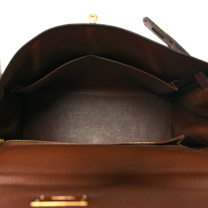 Hermes Taurillon Clemence Kelly Retourne 32 Noisette 5 of 10