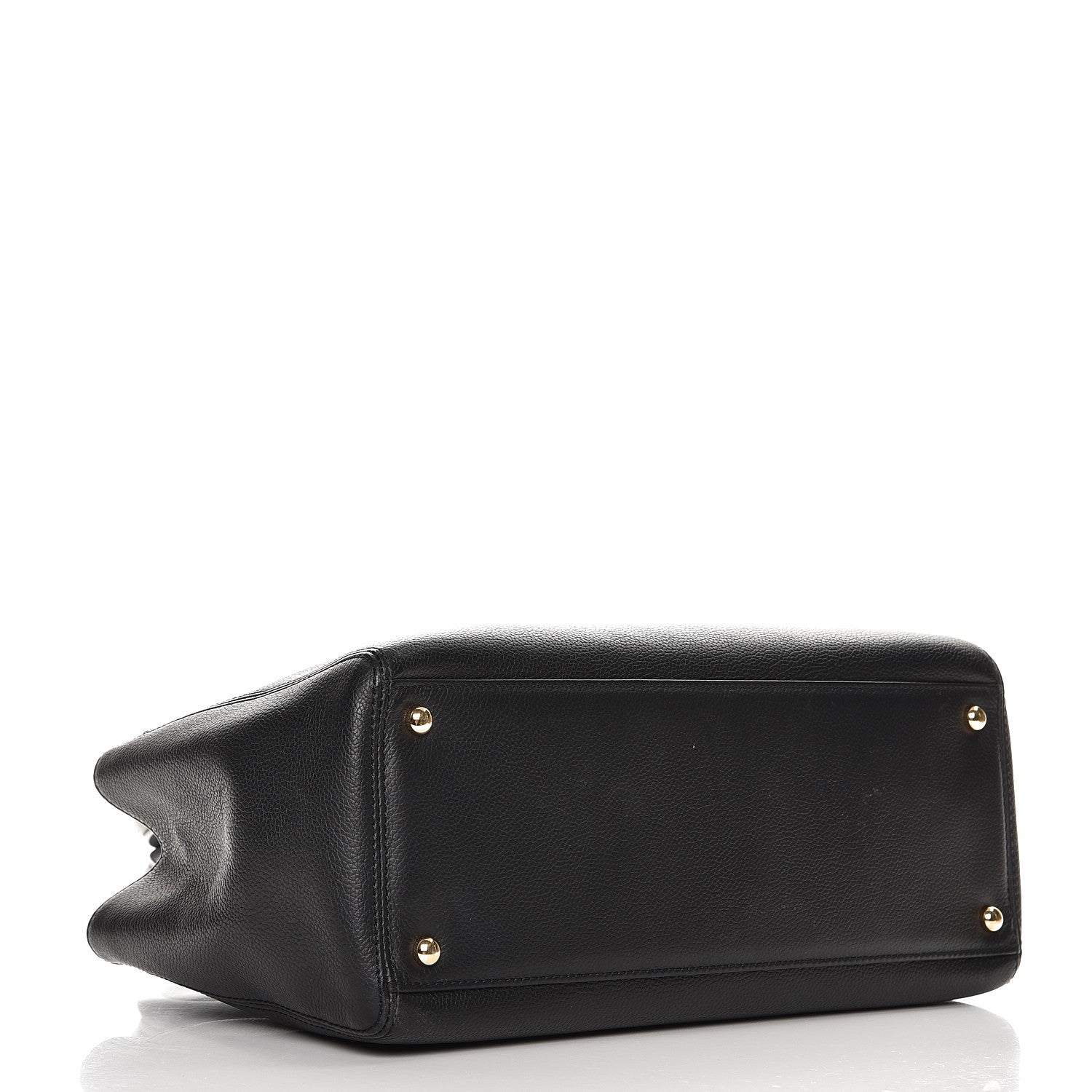 Chanel Calfskin Small Cerf Shopper Tote Black 4 of 7