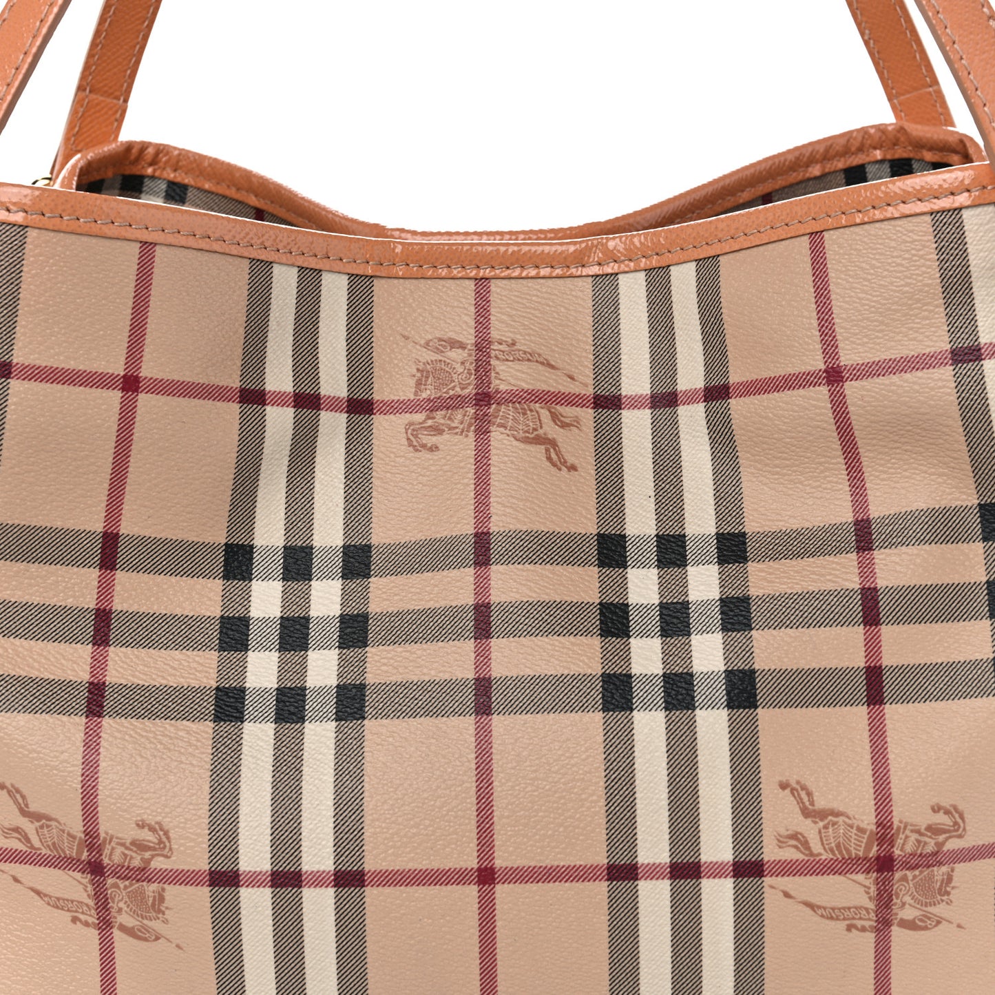 Haymarket Check Small Canterbury Tote Pale Coral Pink
