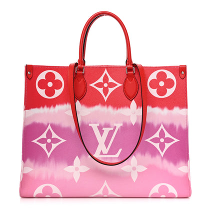 Louis Vuitton Monogram Escale Onthego GM Rouge 1 of 14