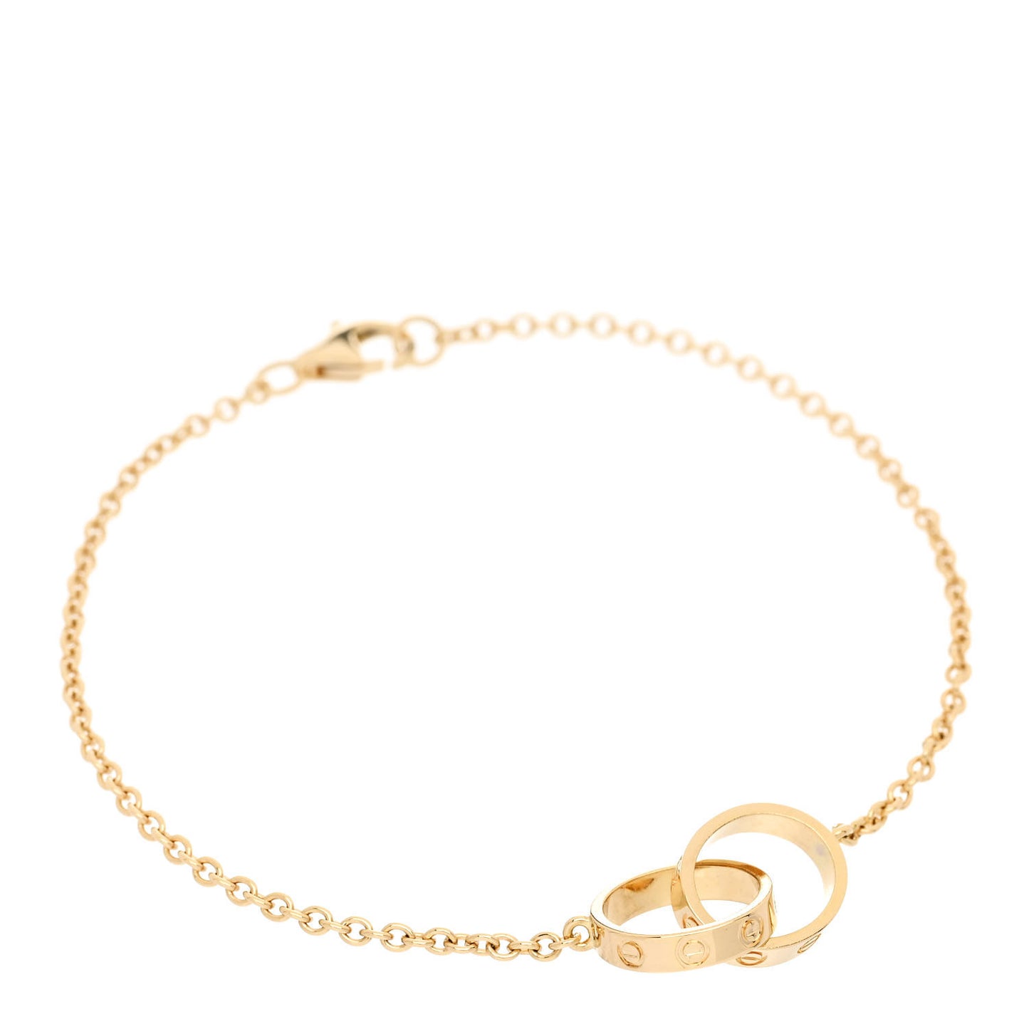 18K Yellow Gold Interlocking LOVE Bracelet