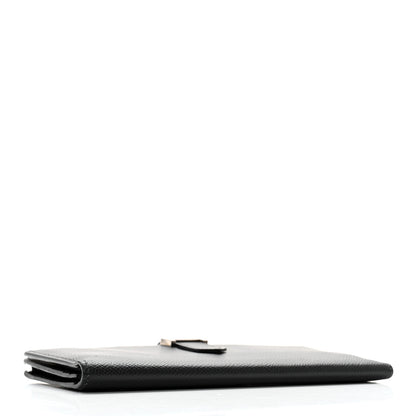 Hermes Epsom Bearn Gusset Wallet Black 4 of 14