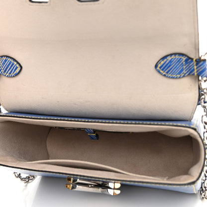 Louis Vuitton Epi Twist Shoulder Bag MM Denim Light 5 of 10