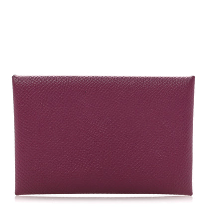 Hermes Epsom Calvi Card Case Tosca 1 of 8