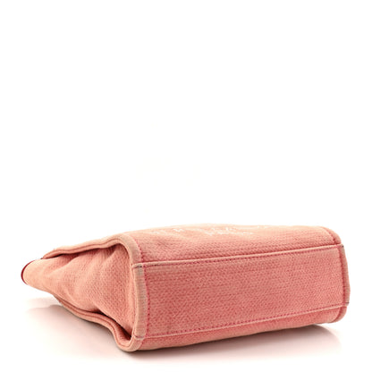 Chanel Canvas Mini Deauville Tote Red 4 of 14