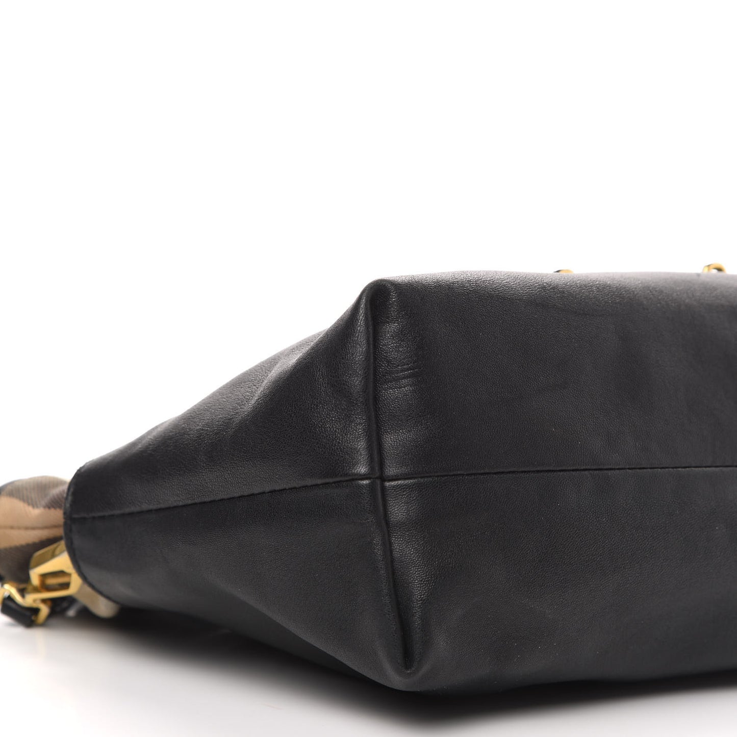 Calfskin House Check Little Crush Black