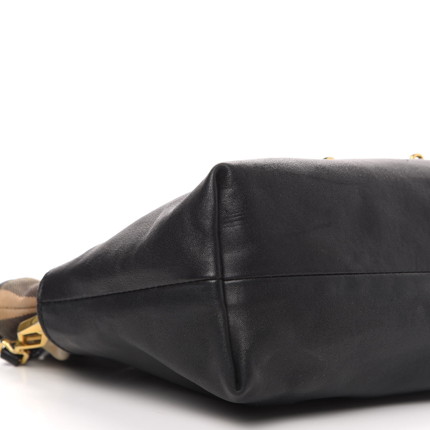 Burberry Calfskin House Check Little Crush Black 8 of 17