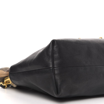 Burberry Calfskin House Check Little Crush Black 8 of 17