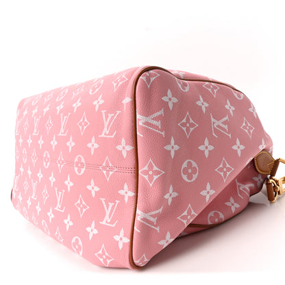 Louis Vuitton Calfskin Monogram Speedy P9 Bandouliere 40 Pink Sakura 10 of 10