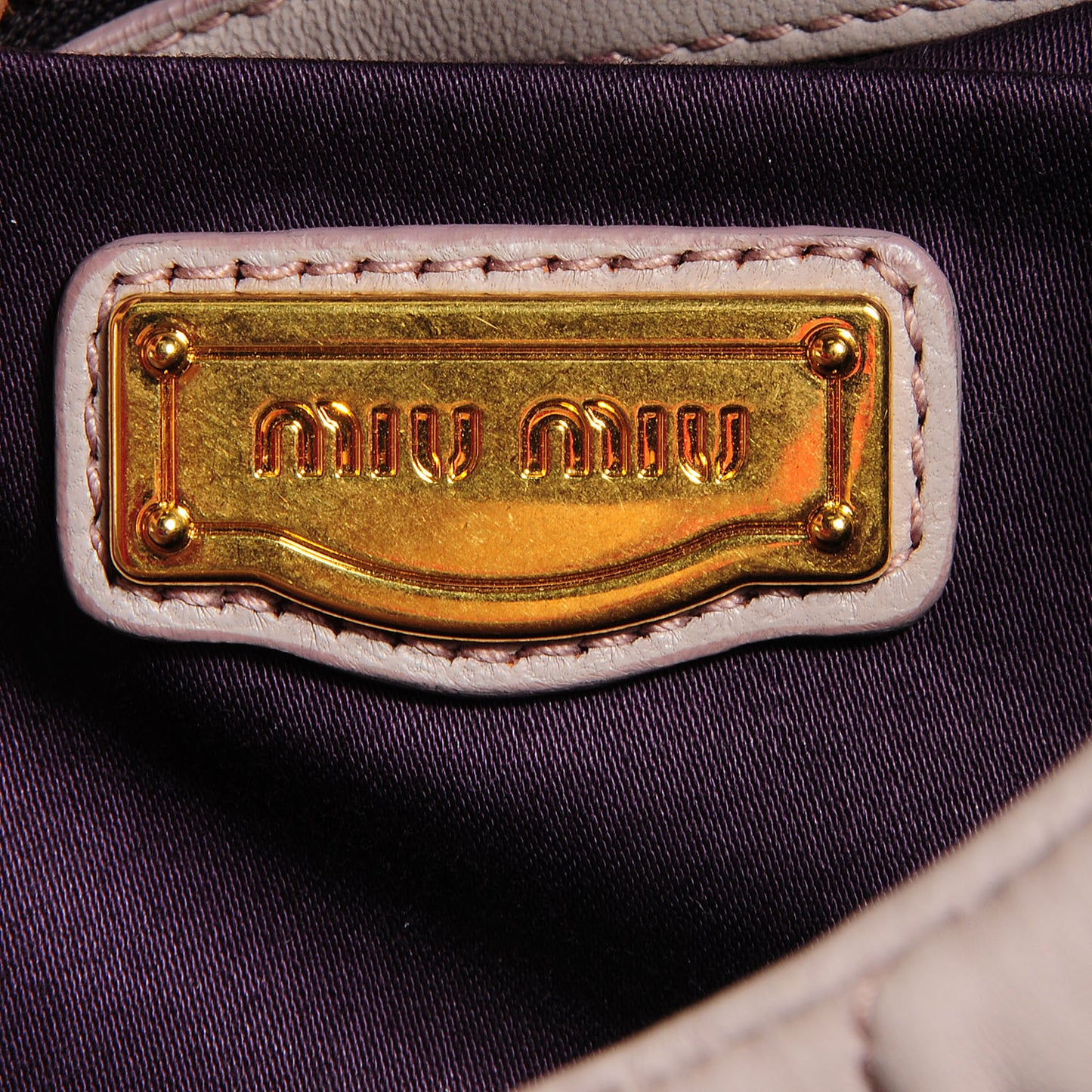 Nappa Matelasse Top Handle Bag Mughetto