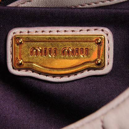 Miu Miu Nappa Matelasse Top Handle Bag Mughetto 8 of 11