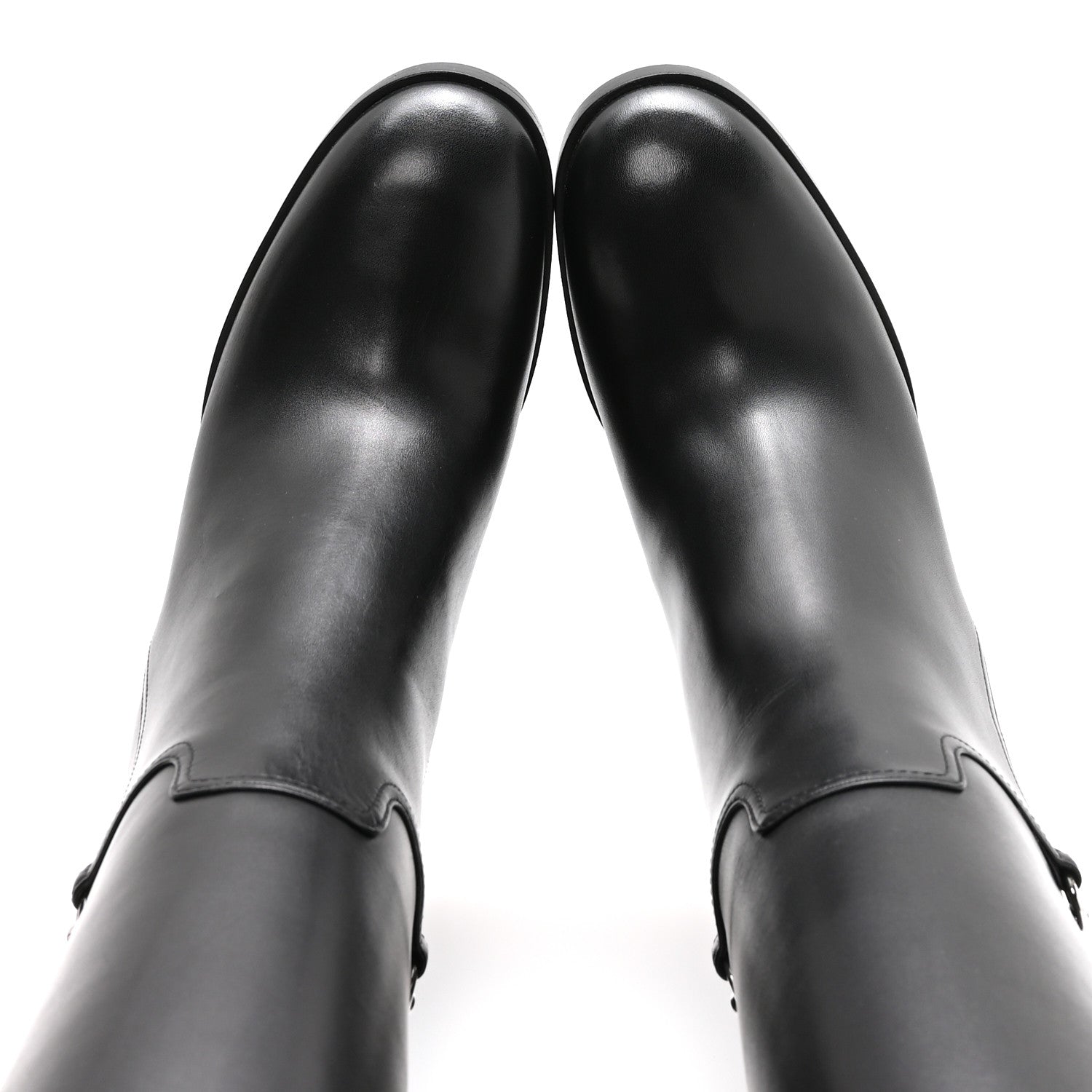 Gucci Marot Lux Charlotte Knee High 40 Black 2 of 9