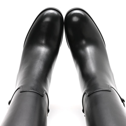 Gucci Marot Lux Charlotte Knee High 40 Black 2 of 9
