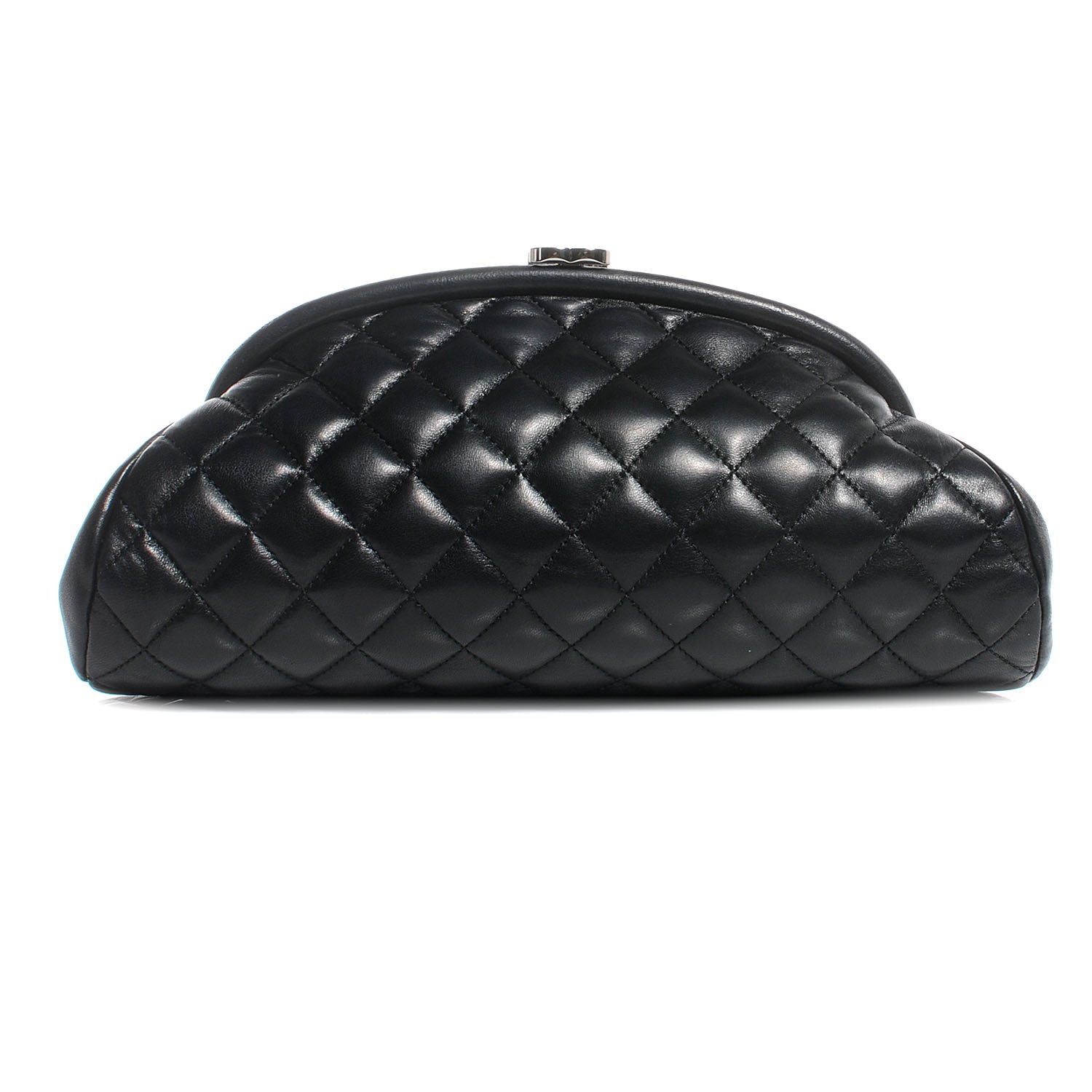 Chanel Lambskin Quilted Timeless Clutch Black 1 of 8