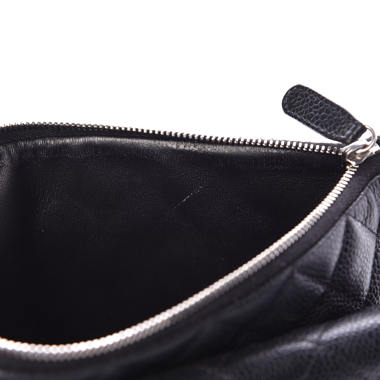 Chanel Caviar Quilted Daily Zip Crossbody Bag Black 6 of 10