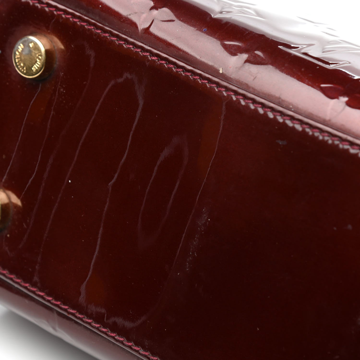 Louis Vuitton Vernis Brea MM Rouge Fauviste 5 of 5