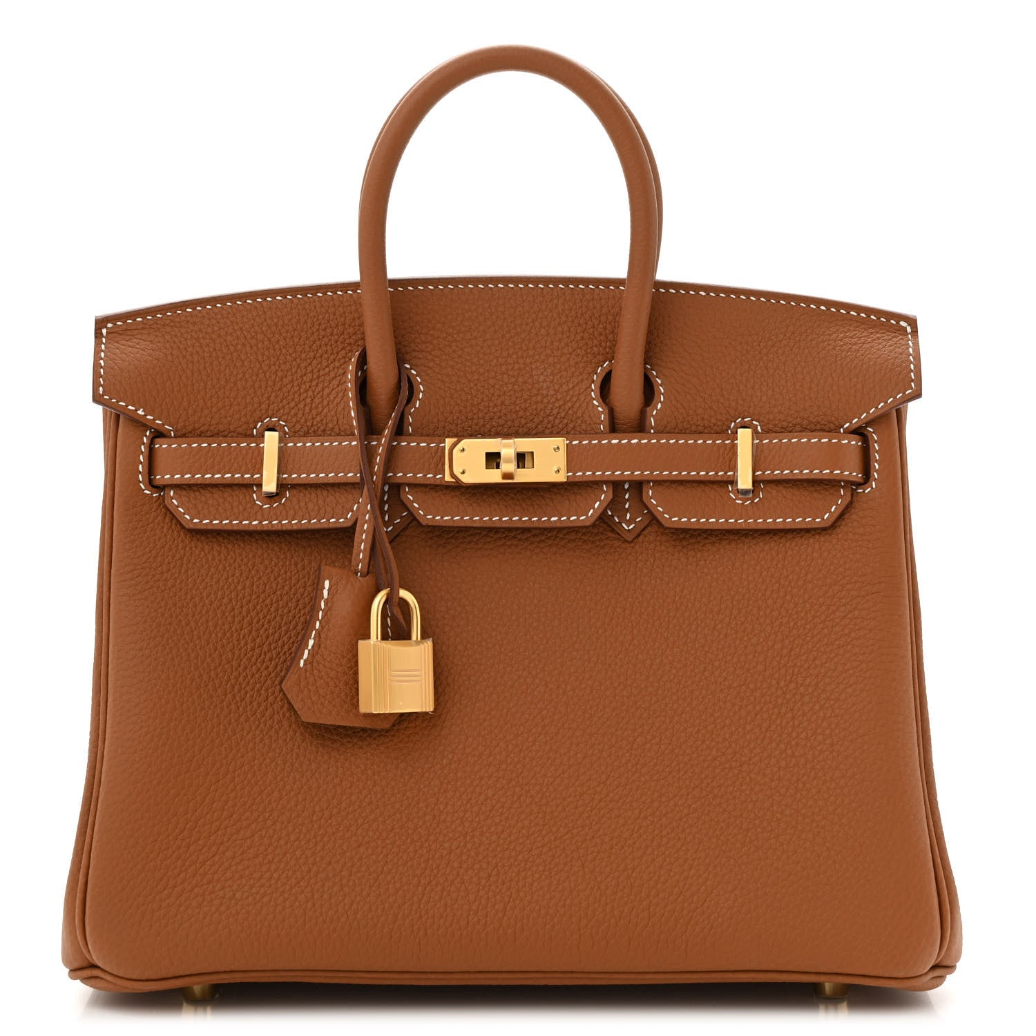 Hermes Togo Birkin 25 Gold 1 of 11