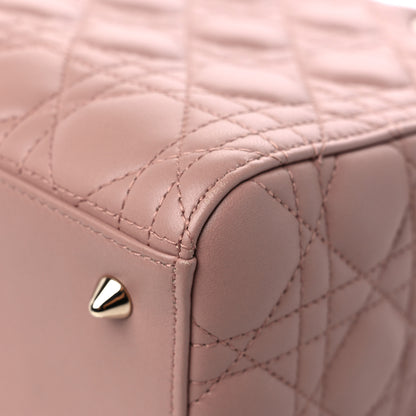 Christian Dior Lambskin Cannage Medium Lady Dior Blush 10 of 12