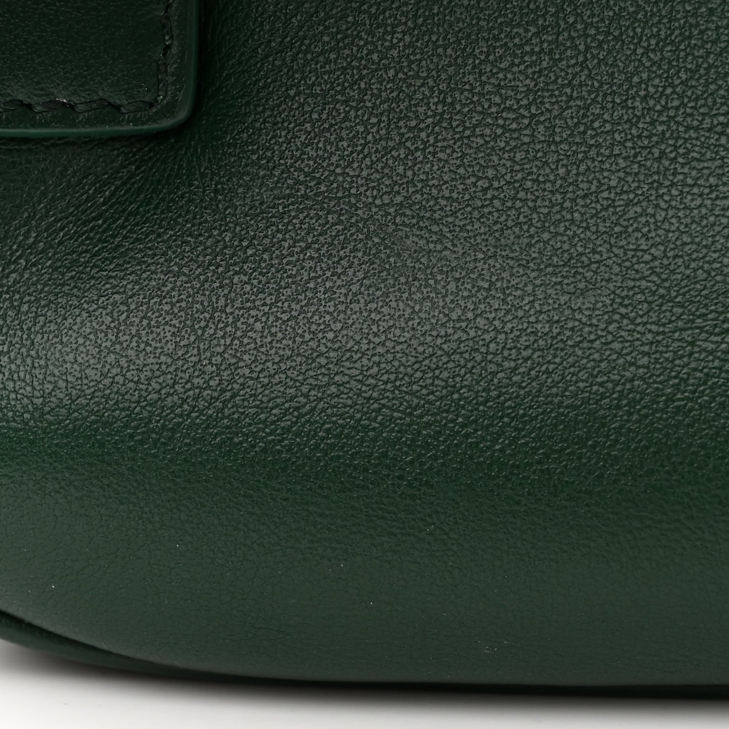 Galaxy Calfskin Oblique World Tour Saddle Belt Bag Green