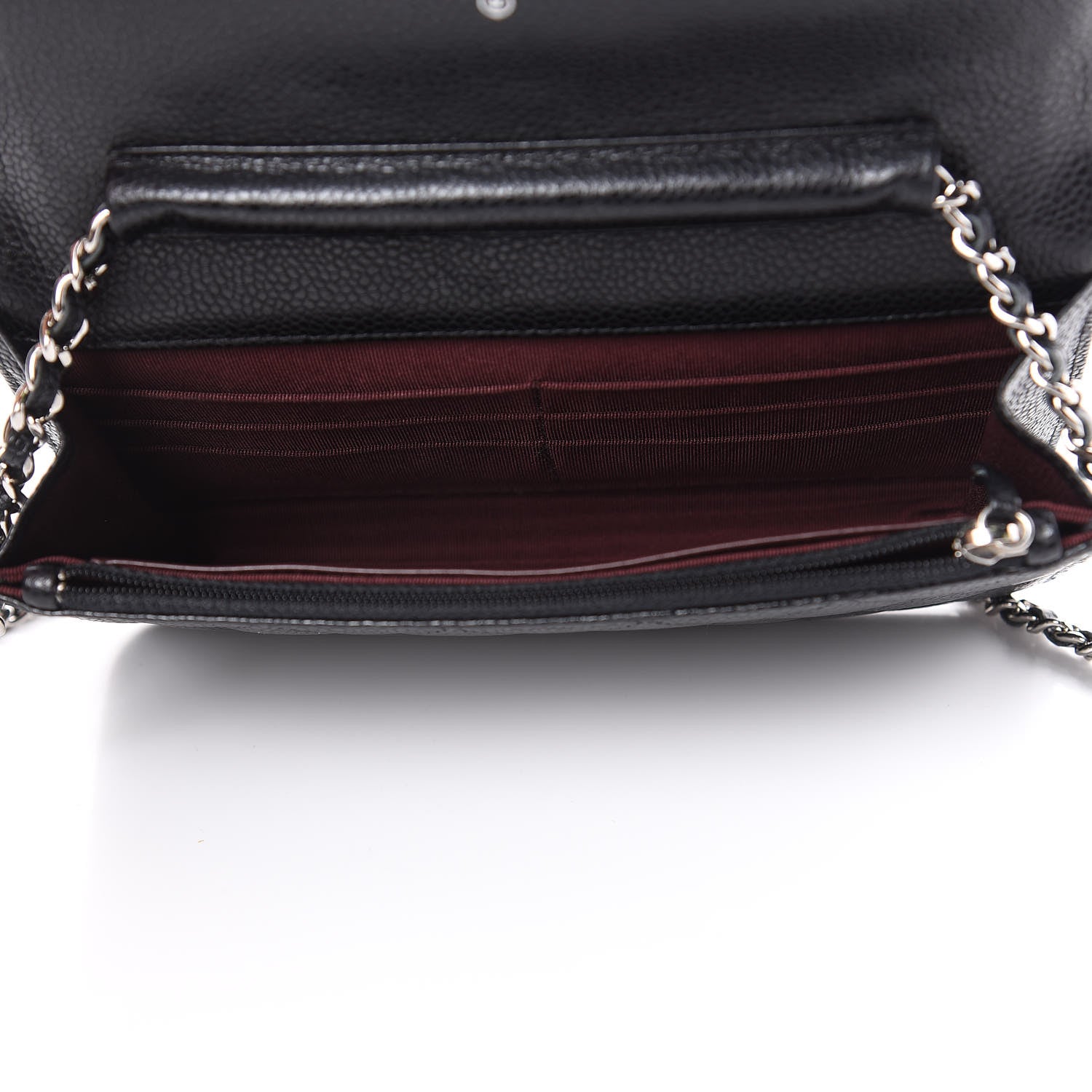 Chanel Caviar Quilted Wallet On Chain WOC Black 5 of 12